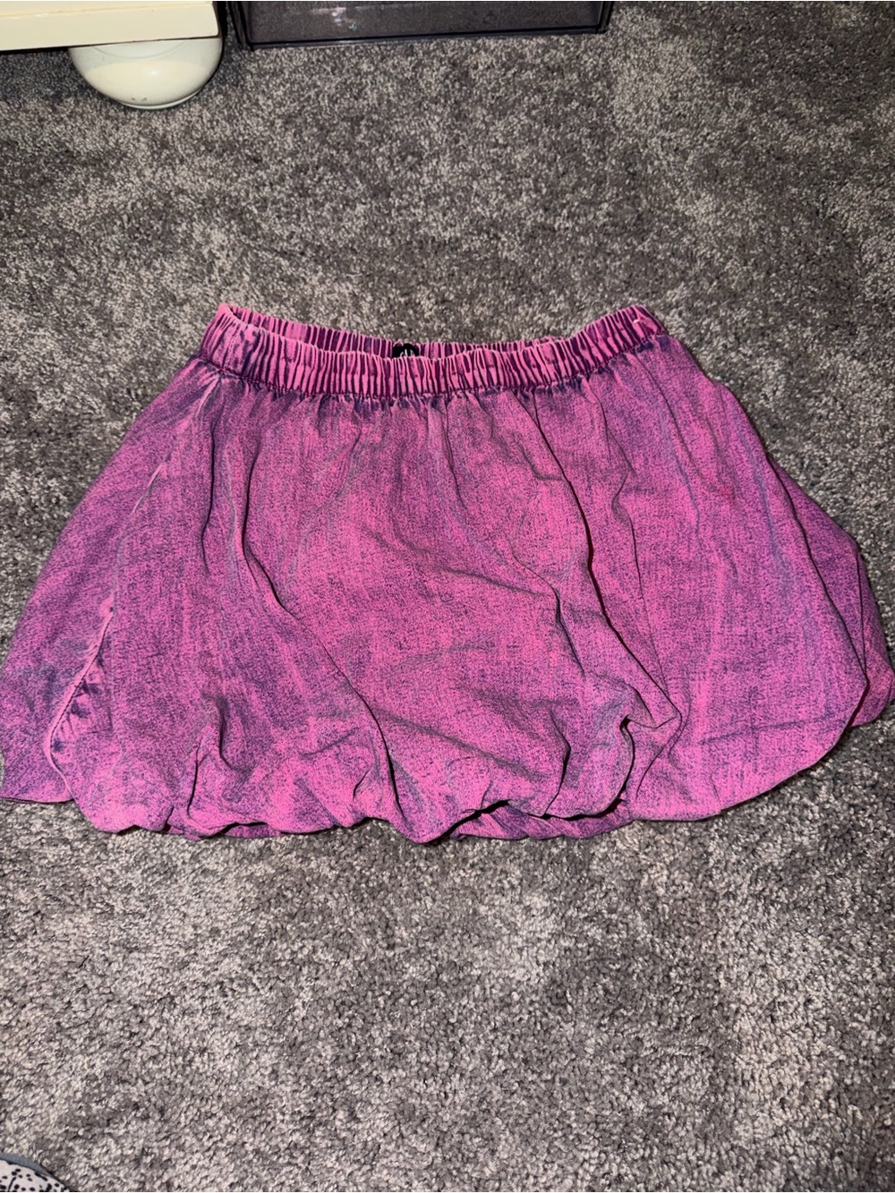 GAP Kids Pink Denim Bubble Skirt
